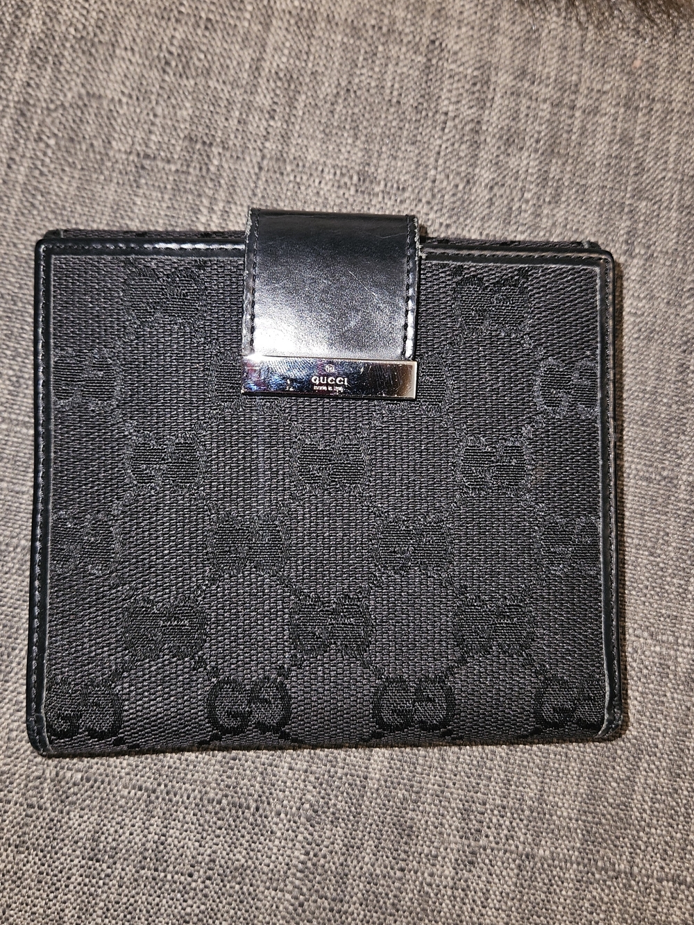 Gucci Black GG Canvas Abbey  Tote W/ Wallet - Picture 12 of 14